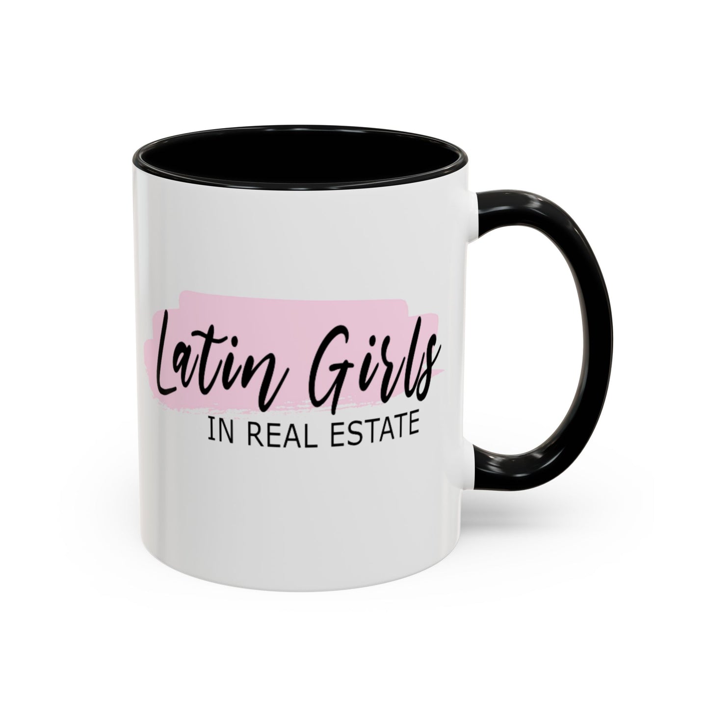 Latin Girls in Real Estate Accent Coffee Mug (11, 15oz)