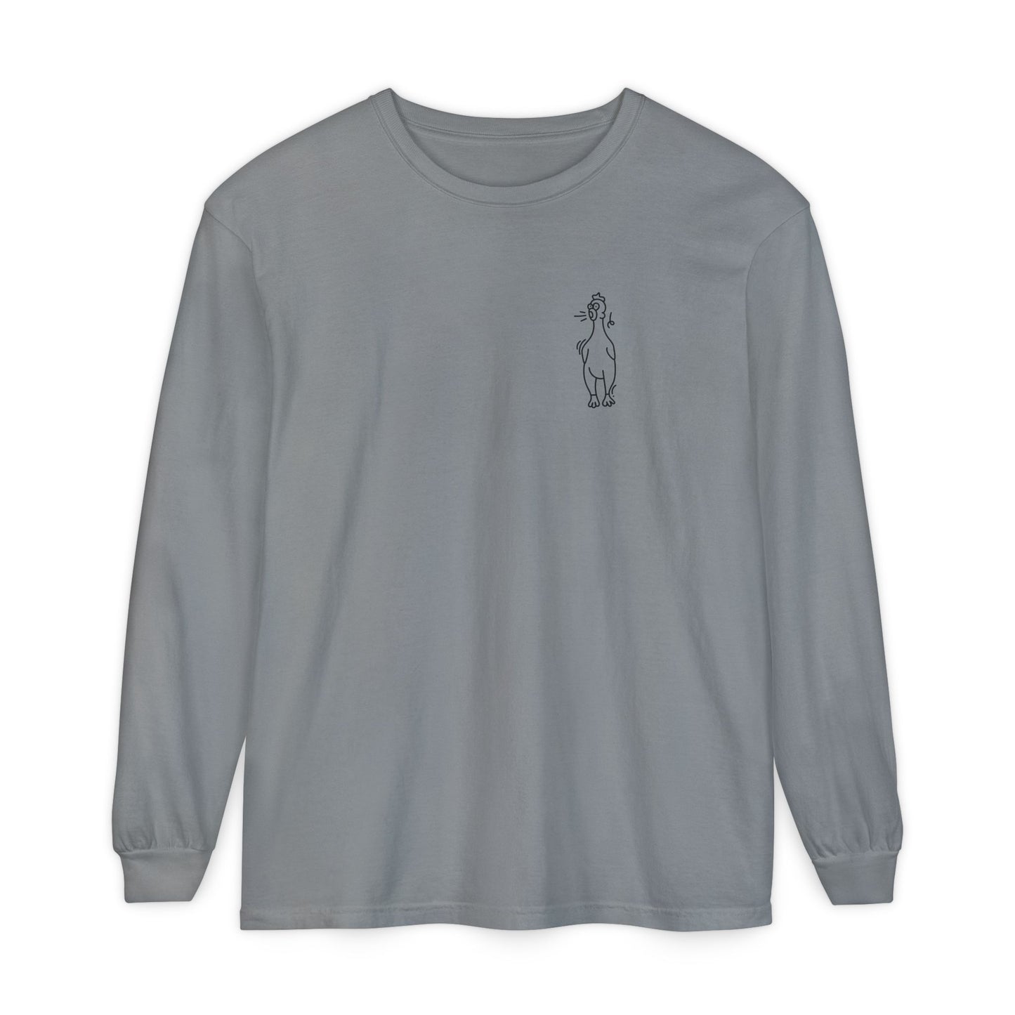 Westie Merch Unisex Garment-dyed Long Sleeve T-Shirt