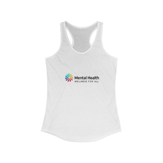 Mental Health Wellness Women's Ideal Racerback Tank