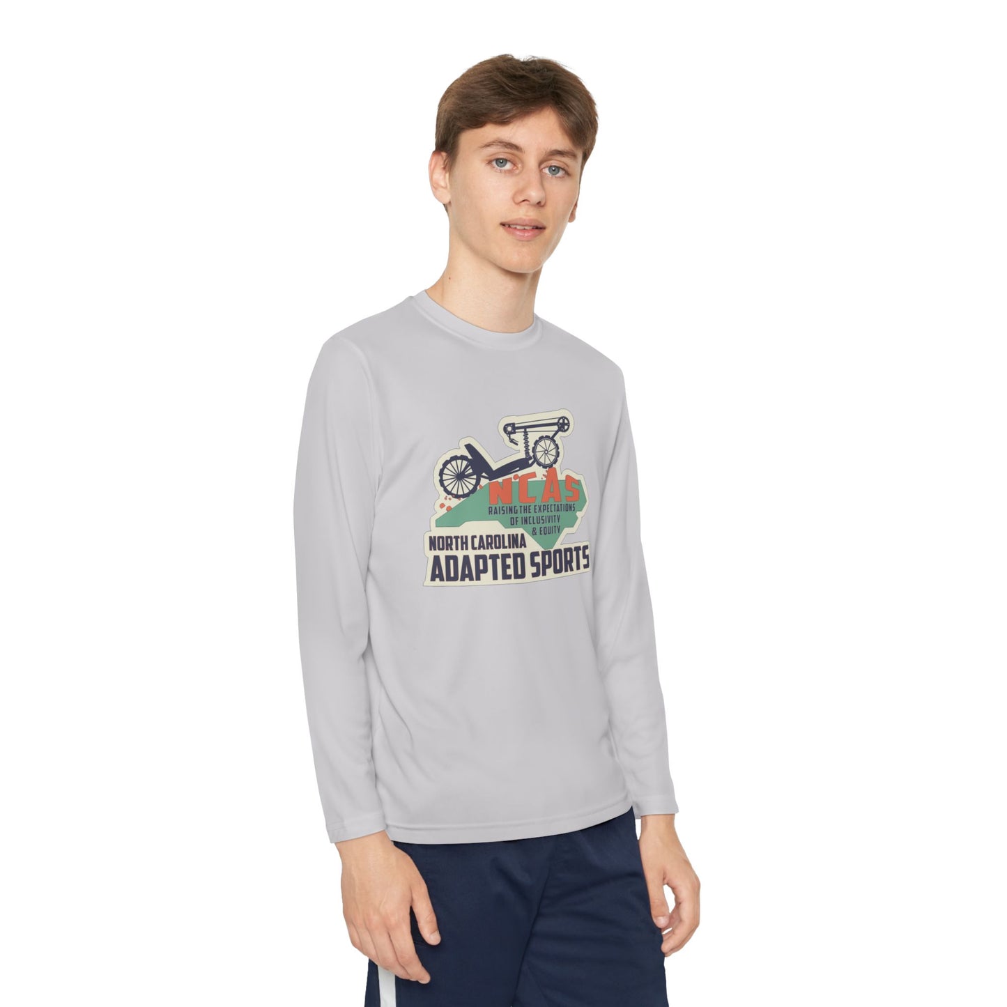 NC Adapted Sports Youth Long Sleeve Competitor Tee