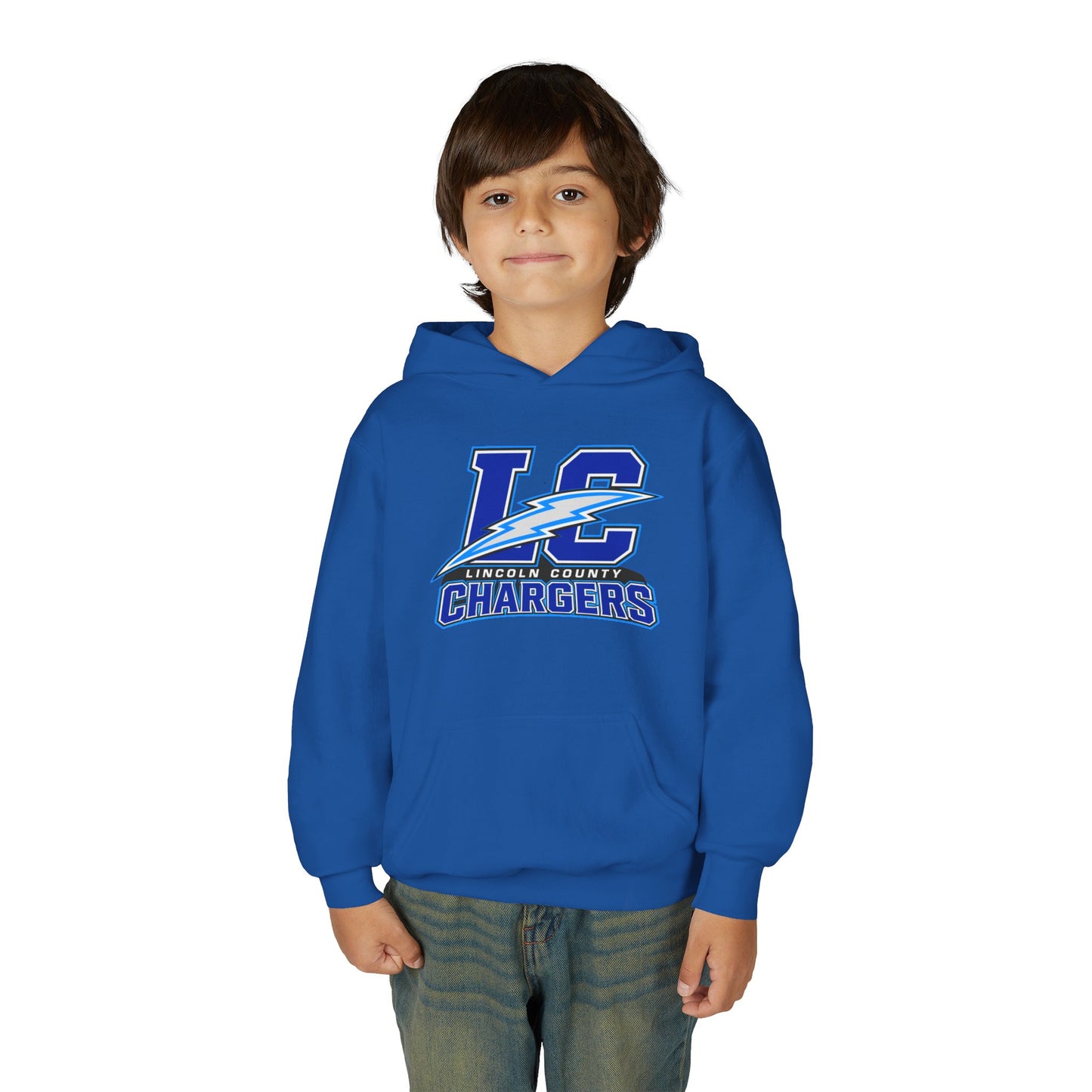 LC Chargers Youth Heavy Blend Hooded Sweatshirt
