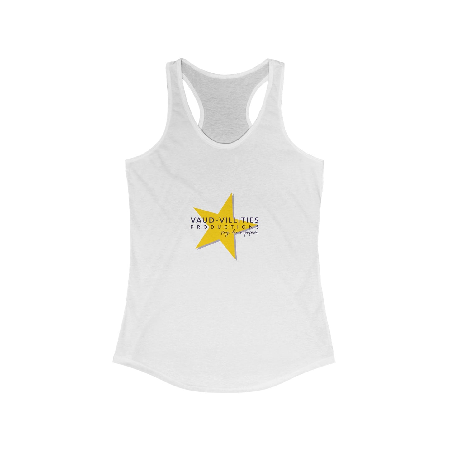 Vaud-Villities Productions Women's Ideal Racerback Tank