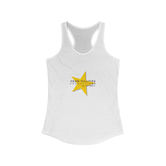 Vaud-Villities Productions Women's Ideal Racerback Tank