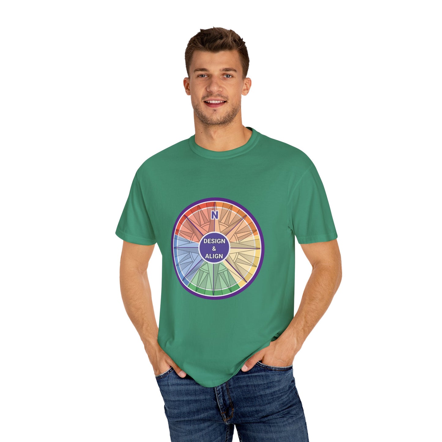 Design and Align Legacy Group Unisex Garment-Dyed T-shirt