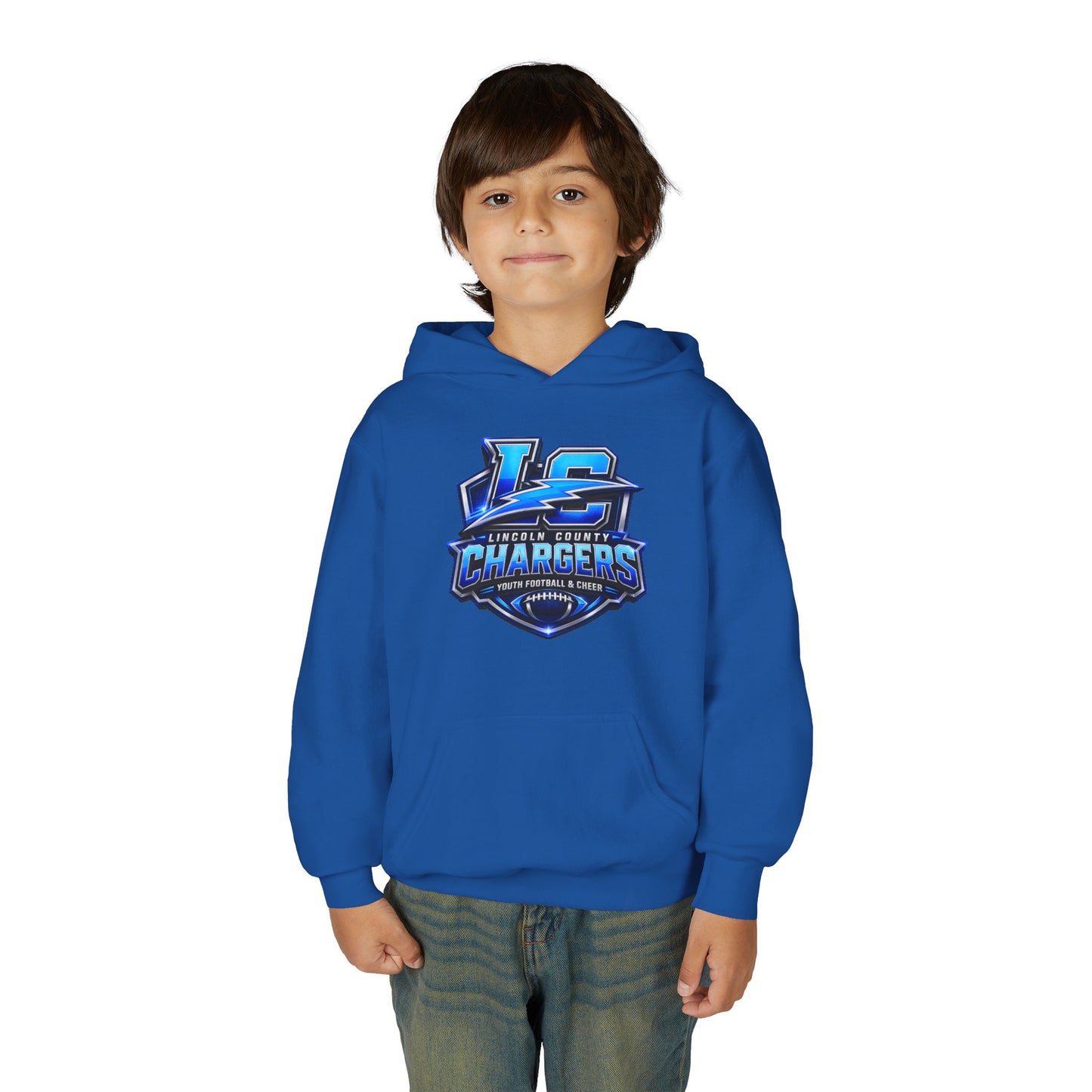 LC Chargers Youth Heavy Blend Hooded Sweatshirt