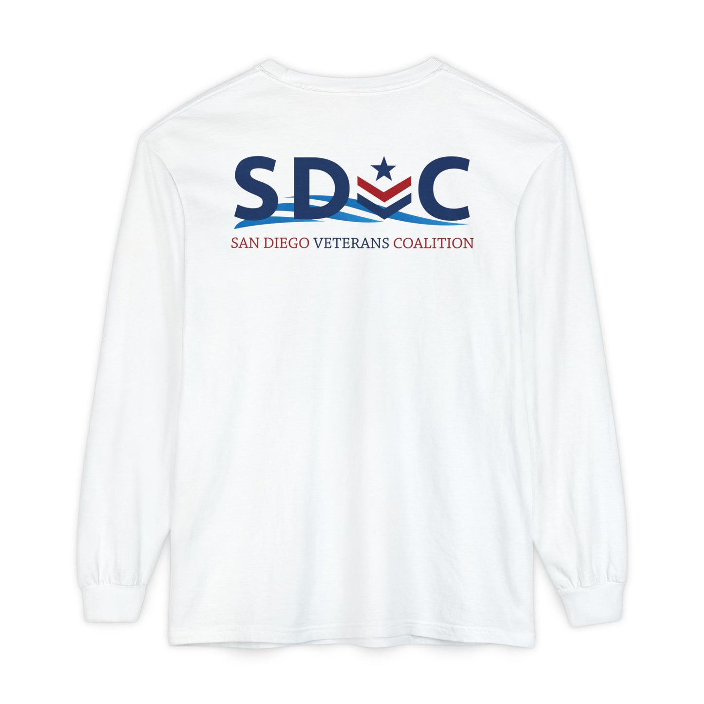 SDVC Unisex Garment-dyed Long Sleeve T-Shirt