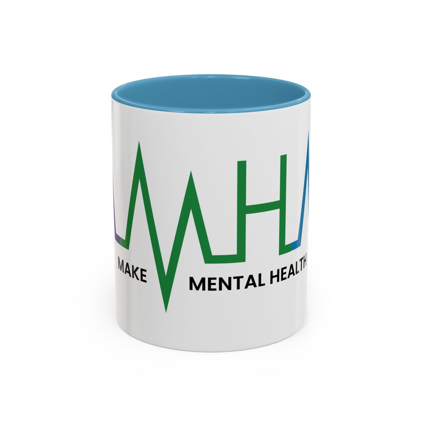 Make Mental Health Matter Accent Coffee Mug (11oz)