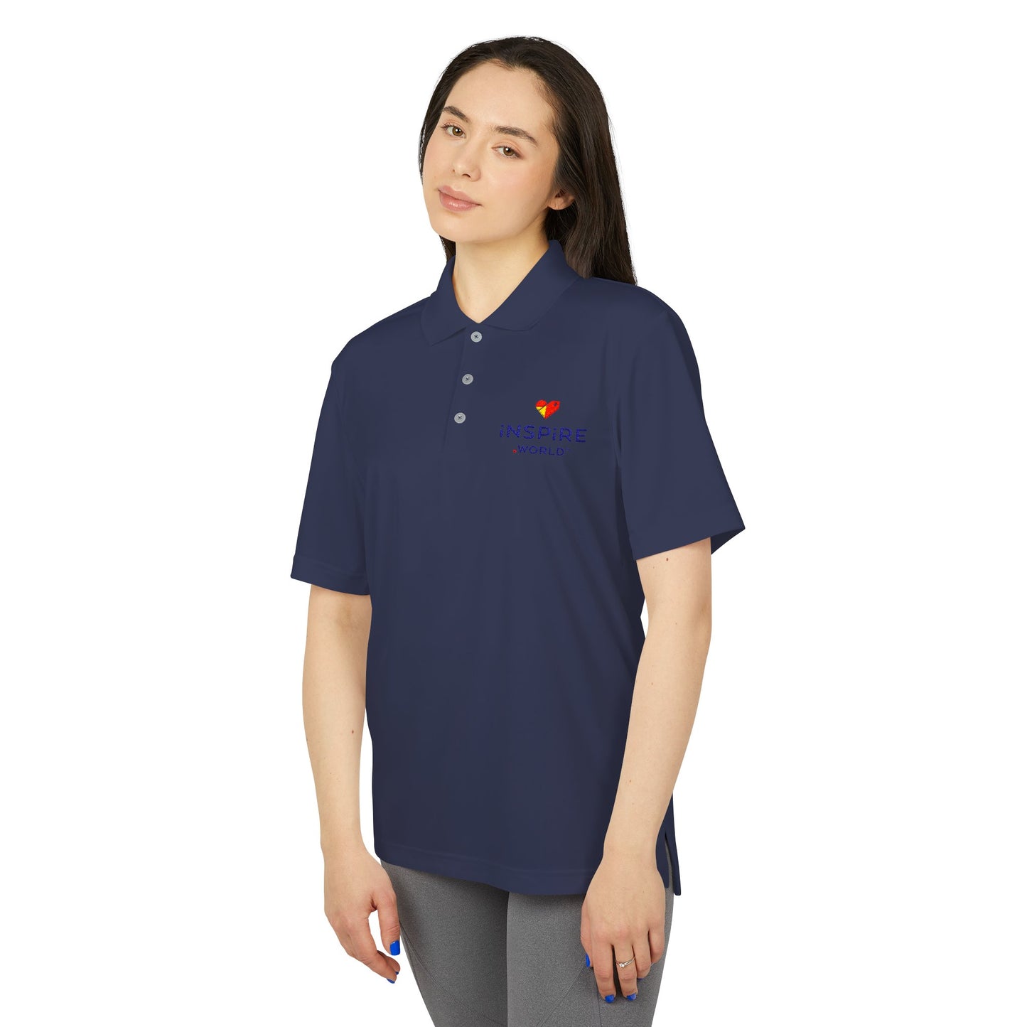 Inspire.World adidas Unisex Performance Polo