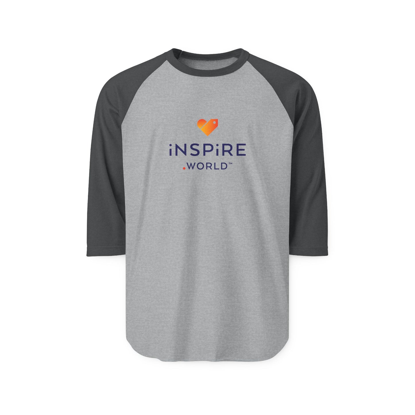 Inspire.World Unisex Three-Quarter Sleeve Raglan Shirt