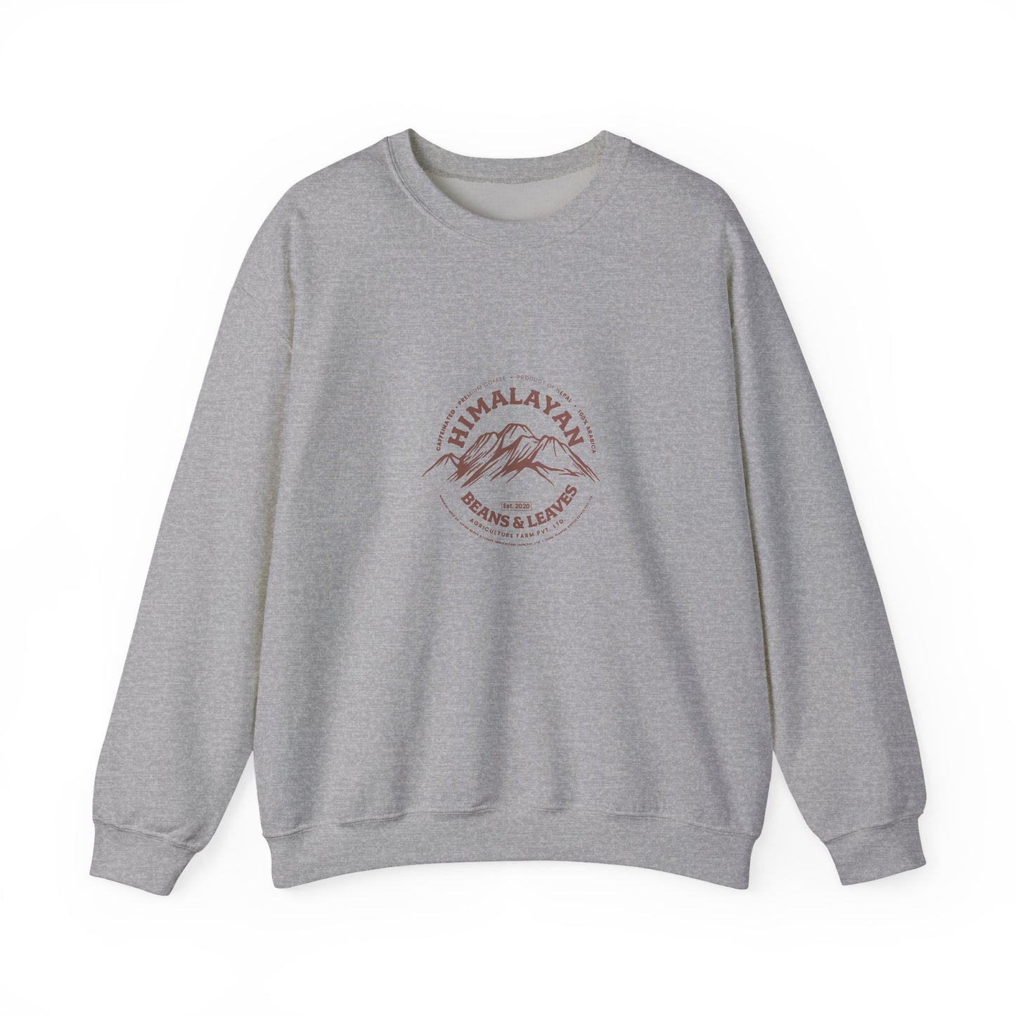 Himalayan Beans & Leaves Unisex Heavy Blend™ Crewneck Sweatshirt