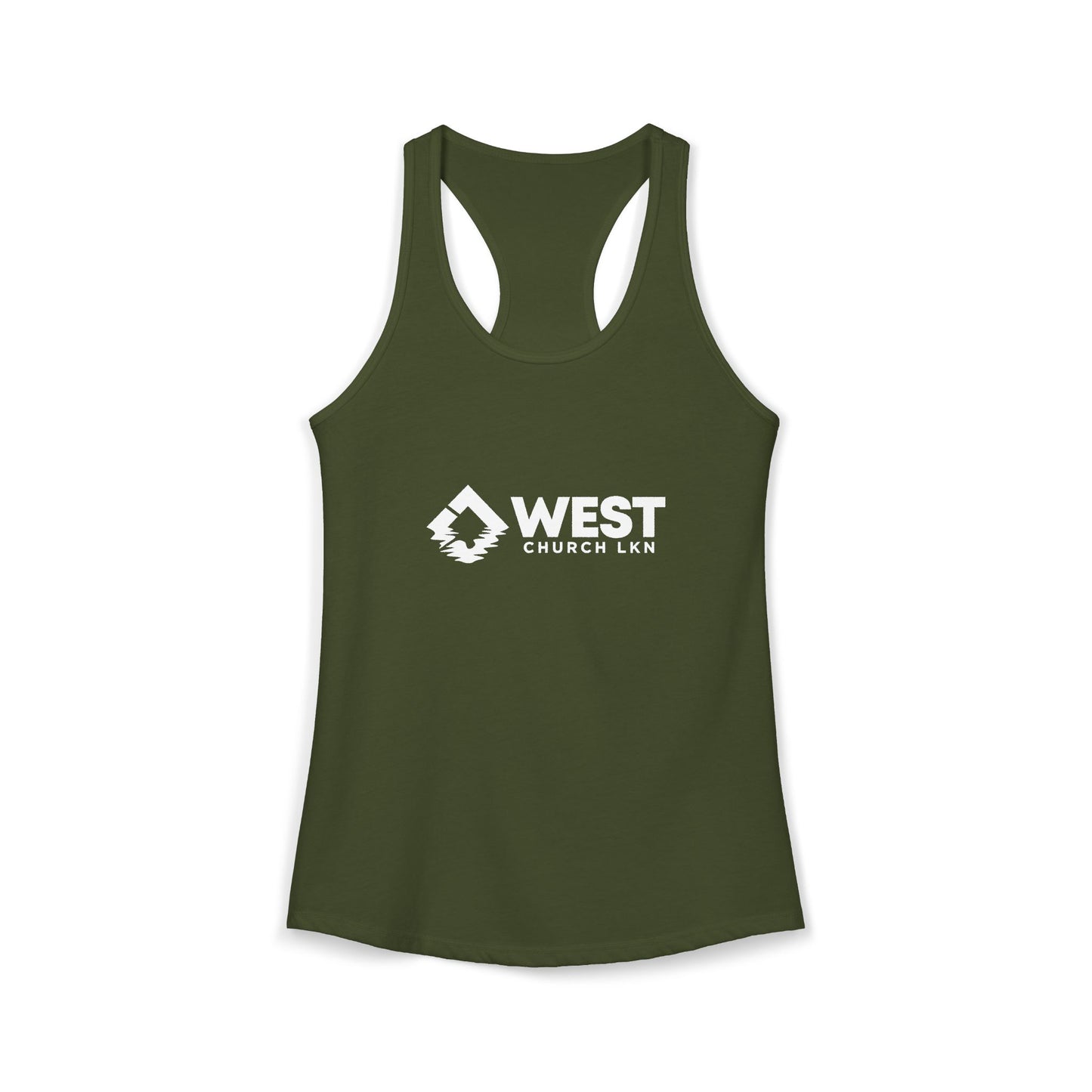 West Church LKN Women's Ideal Racerback Tank