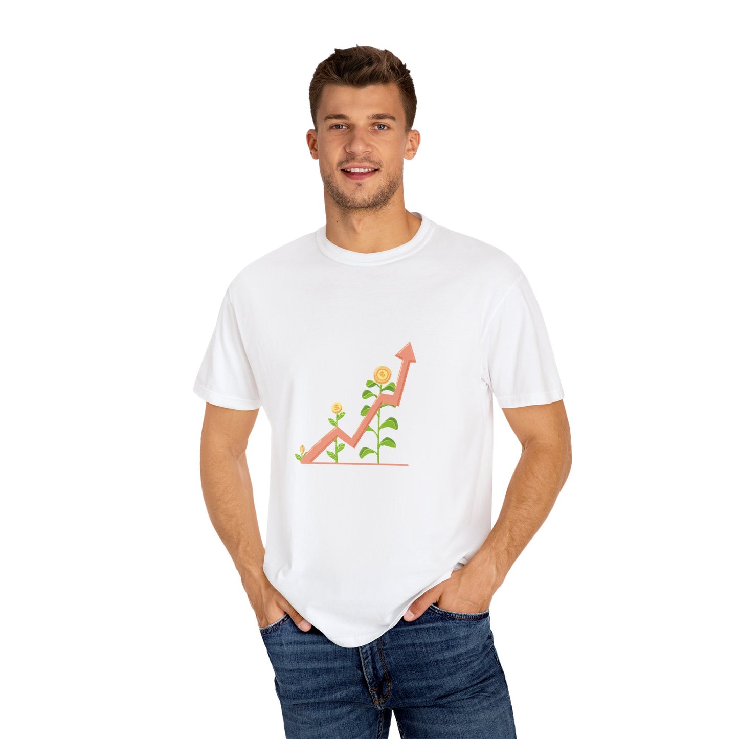 Foster Care: Money - Unisex Garment-Dyed T-shirt