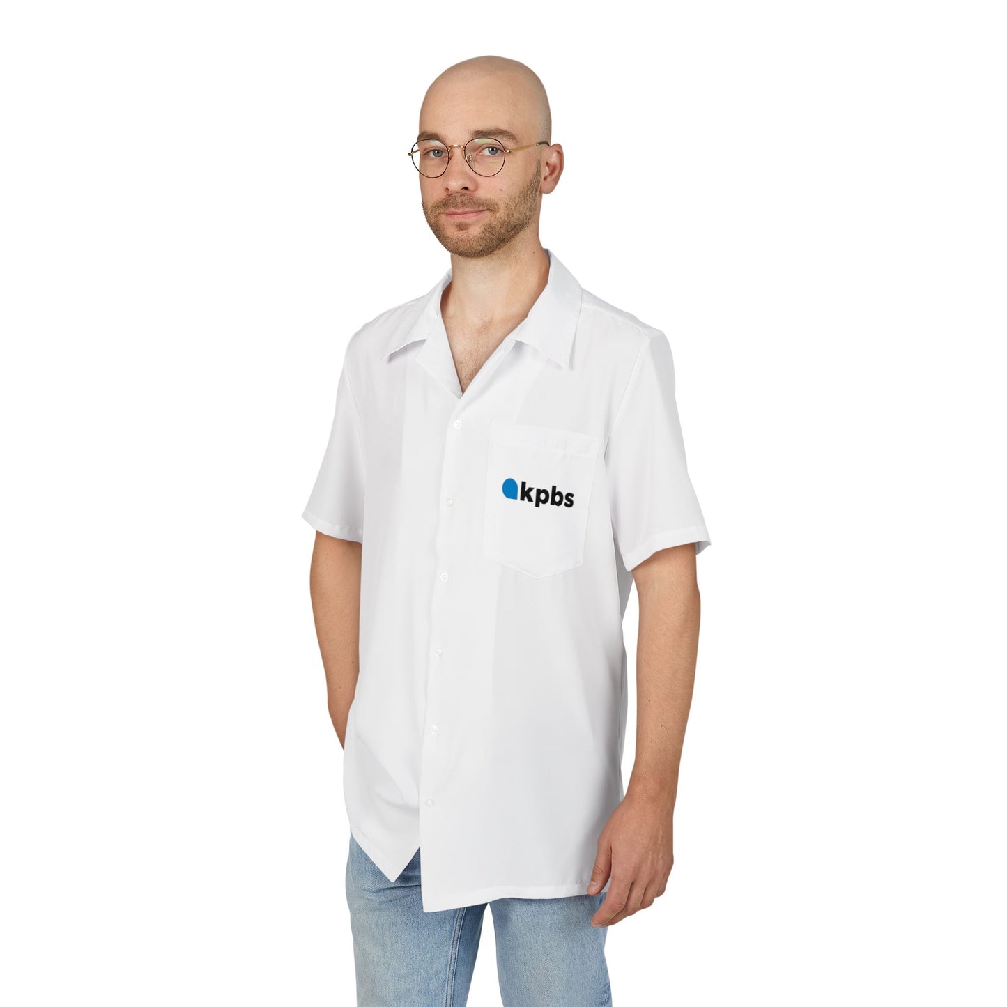 KPBS Unisex Hawaiian Button-Down Shirt (AOP)