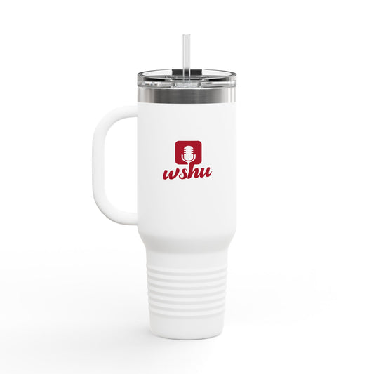 WSHU Radio Insulated Travel Mug, 40oz