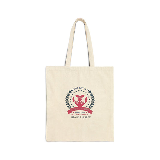 Heart2Help Cotton Canvas Tote Bag
