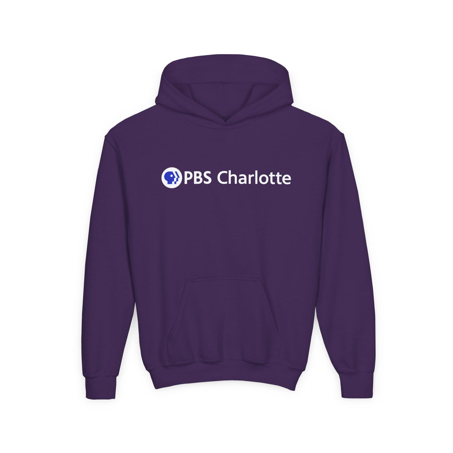 PBS Charlotte Youth Heavy Blend Hooded Sweatshirt