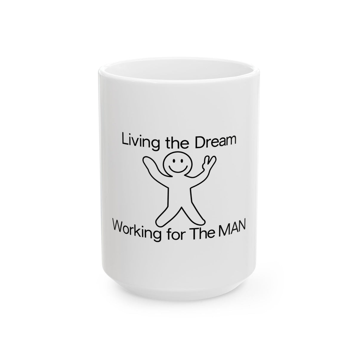 Mutual Aid Network Human Ceramic Mug, (11oz, 15oz)