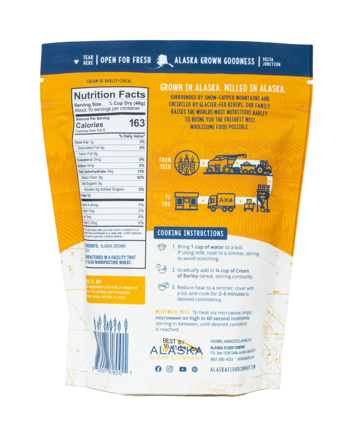 Cream of Barley Cereal