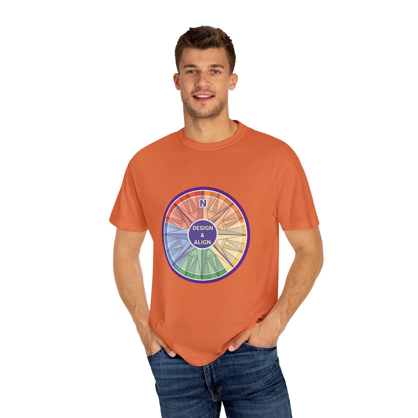 Design and Align Legacy Group Unisex Garment-Dyed T-shirt