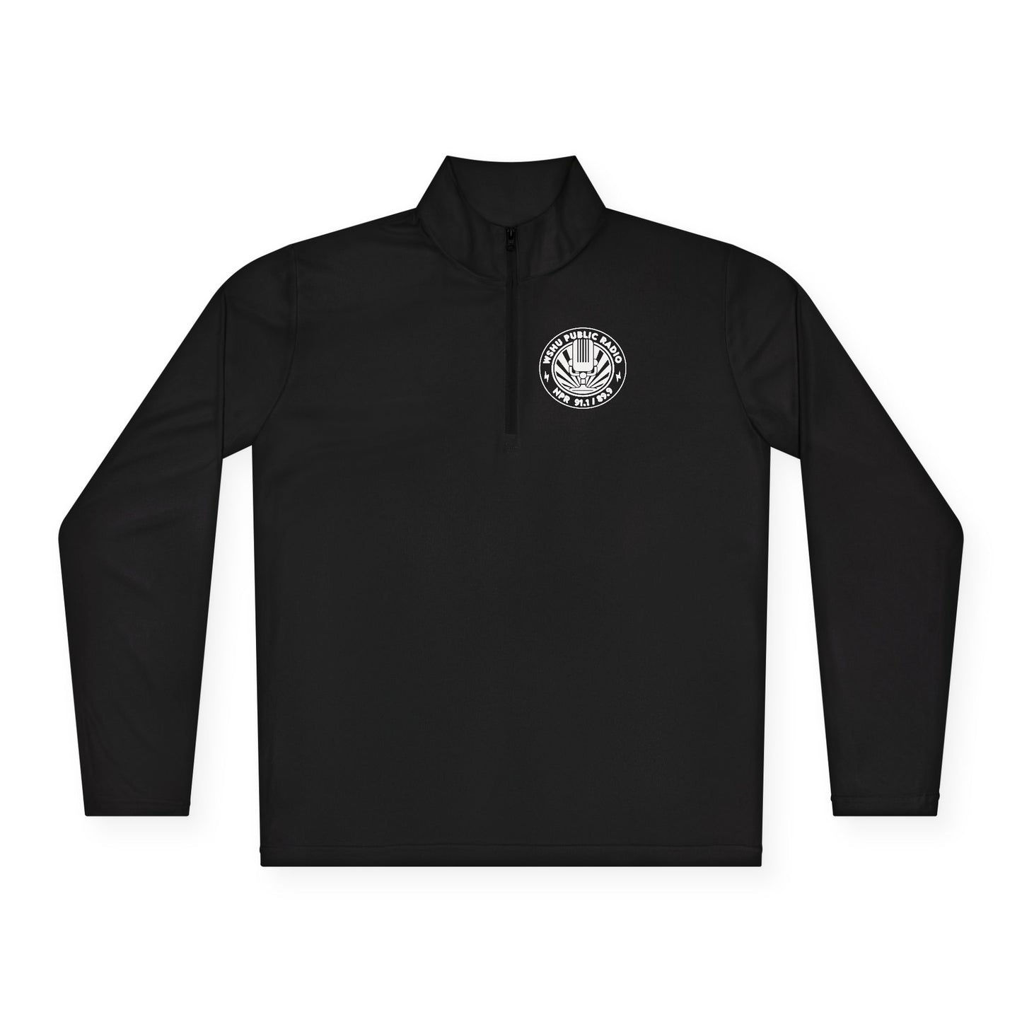 WSHU Radio Unisex Quarter-Zip Pullover