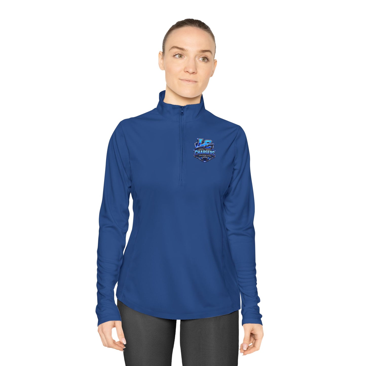 LC Chargers Ladies Quarter-Zip Pullover