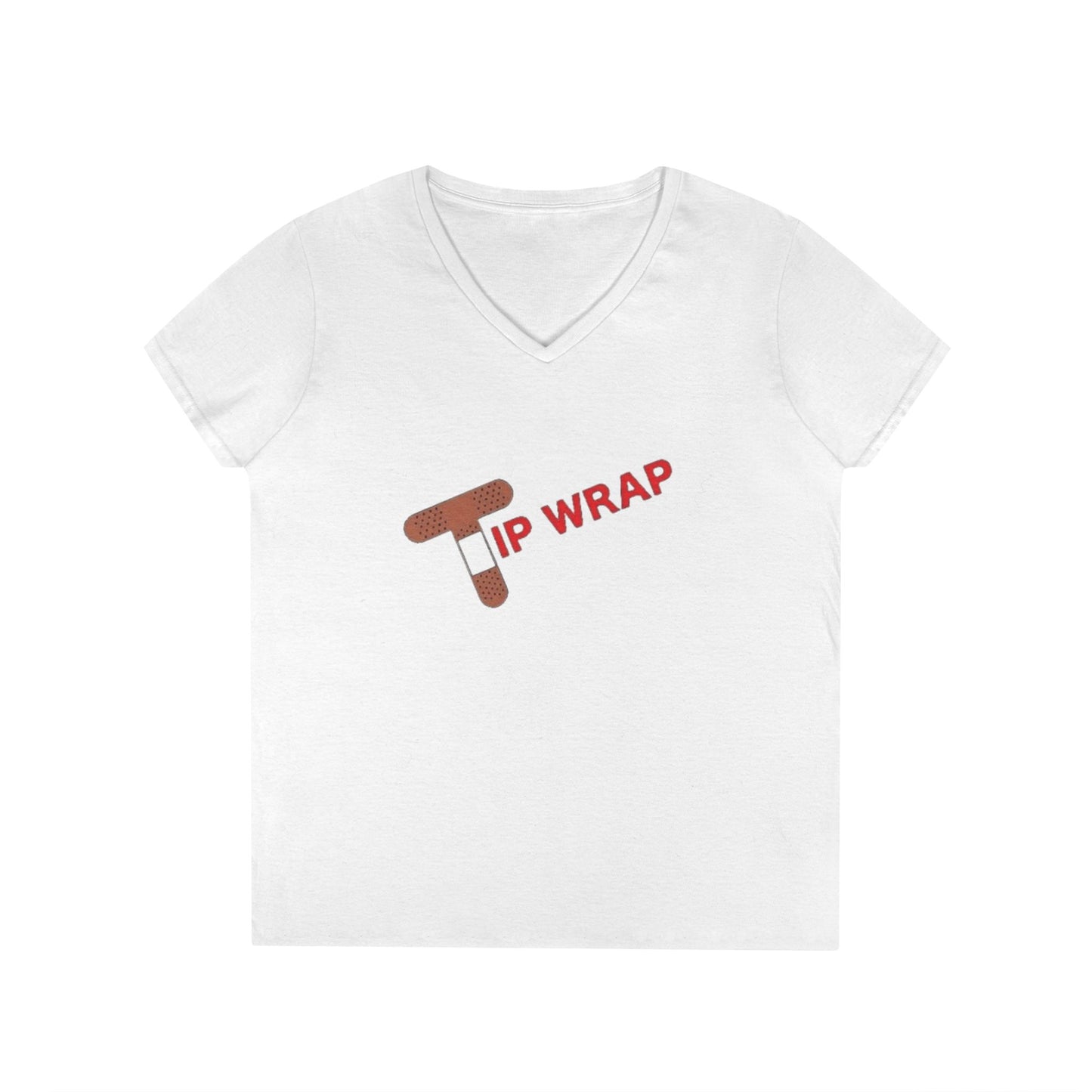 Wrap Your Tip Ladies' V-Neck T-Shirt