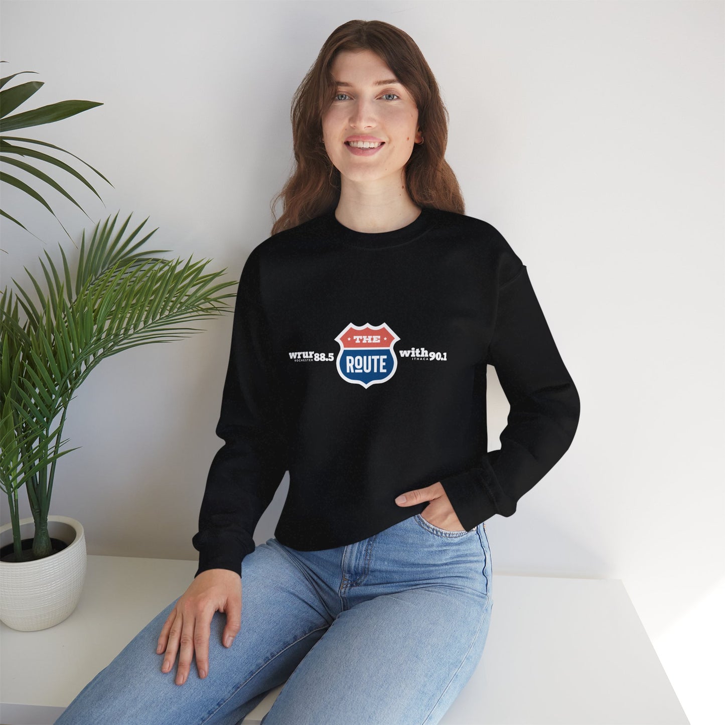 The Route Unisex Blend™ Crewneck Sweatshirt