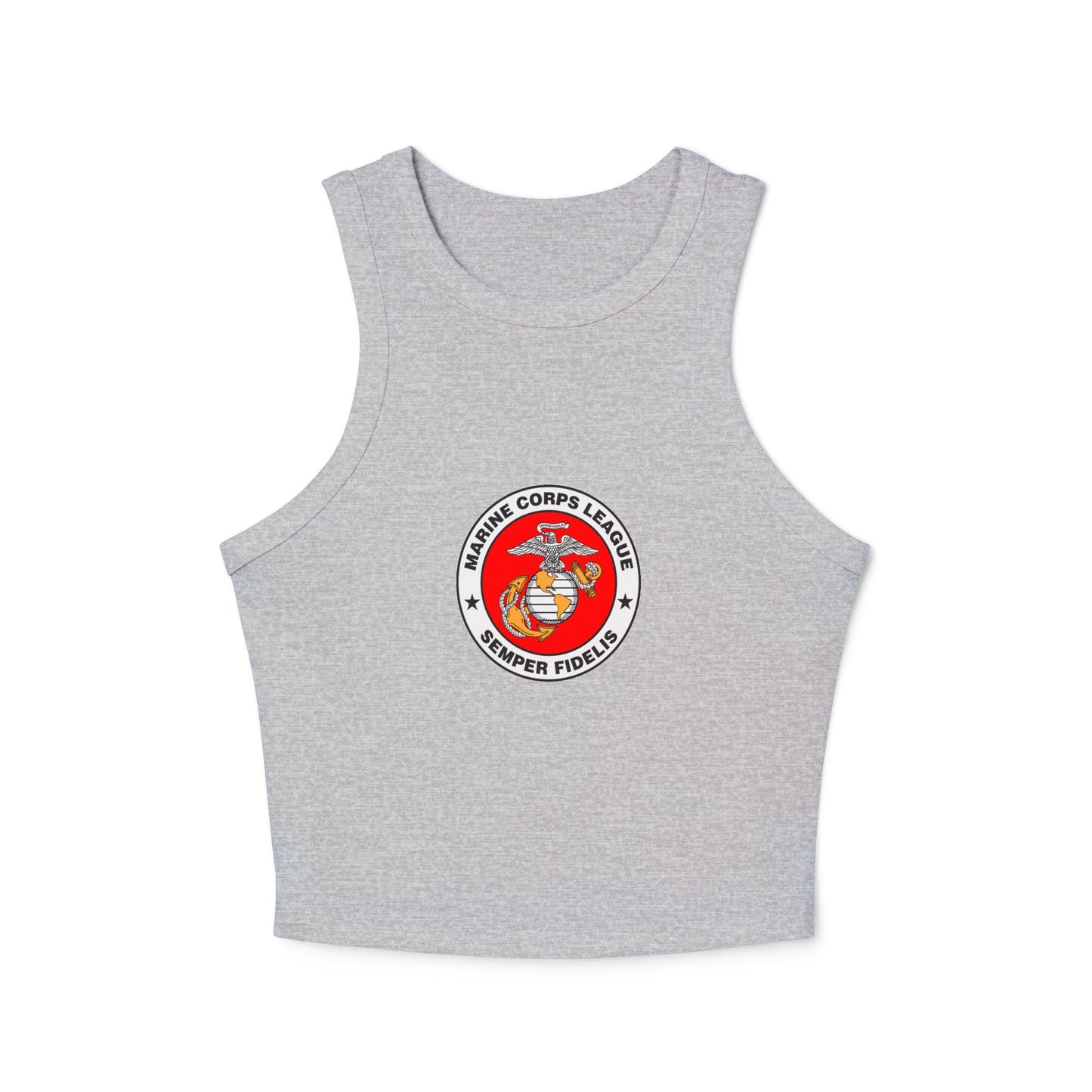 Marine Corps League Women's Micro Rib Racer Tank Top