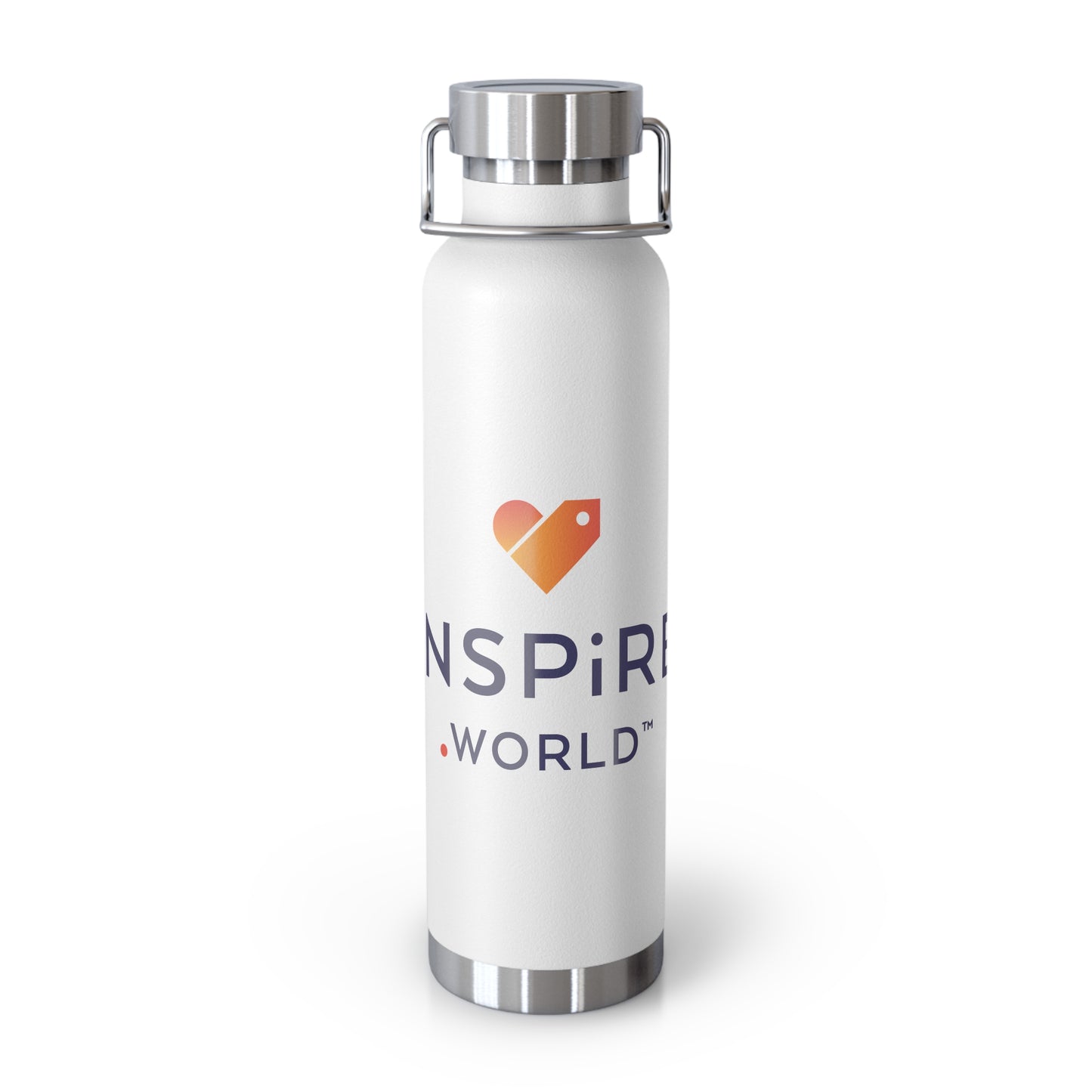 Inspire.World Copper Vacuum Insulated Bottle, 22oz
