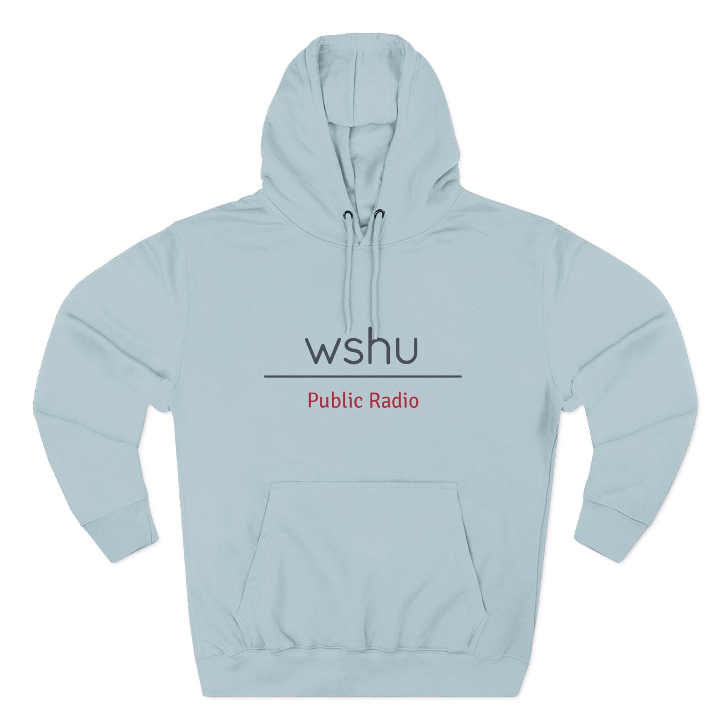 WSHU Three-Panel Fleece Hoodie