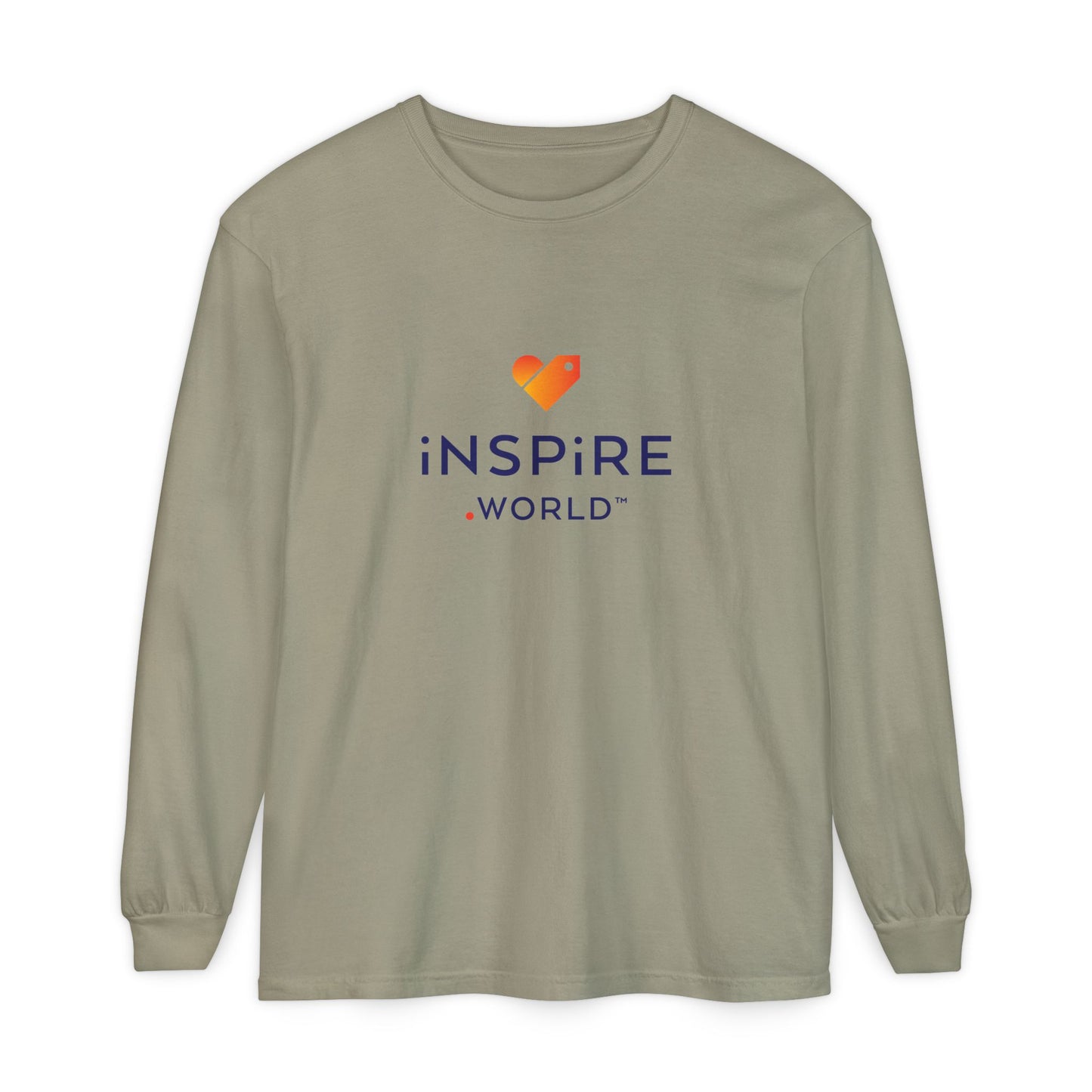 Inspire.World Unisex Garment-dyed Long Sleeve T-Shirt