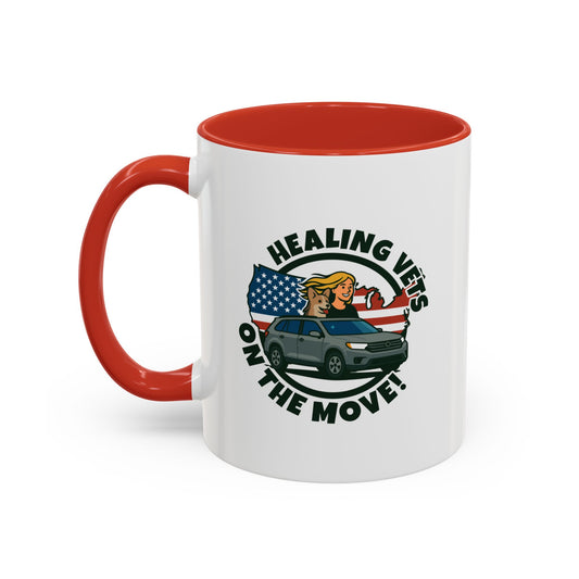 Healing Vets on the Move Accent Coffee Mug (11, 15oz)