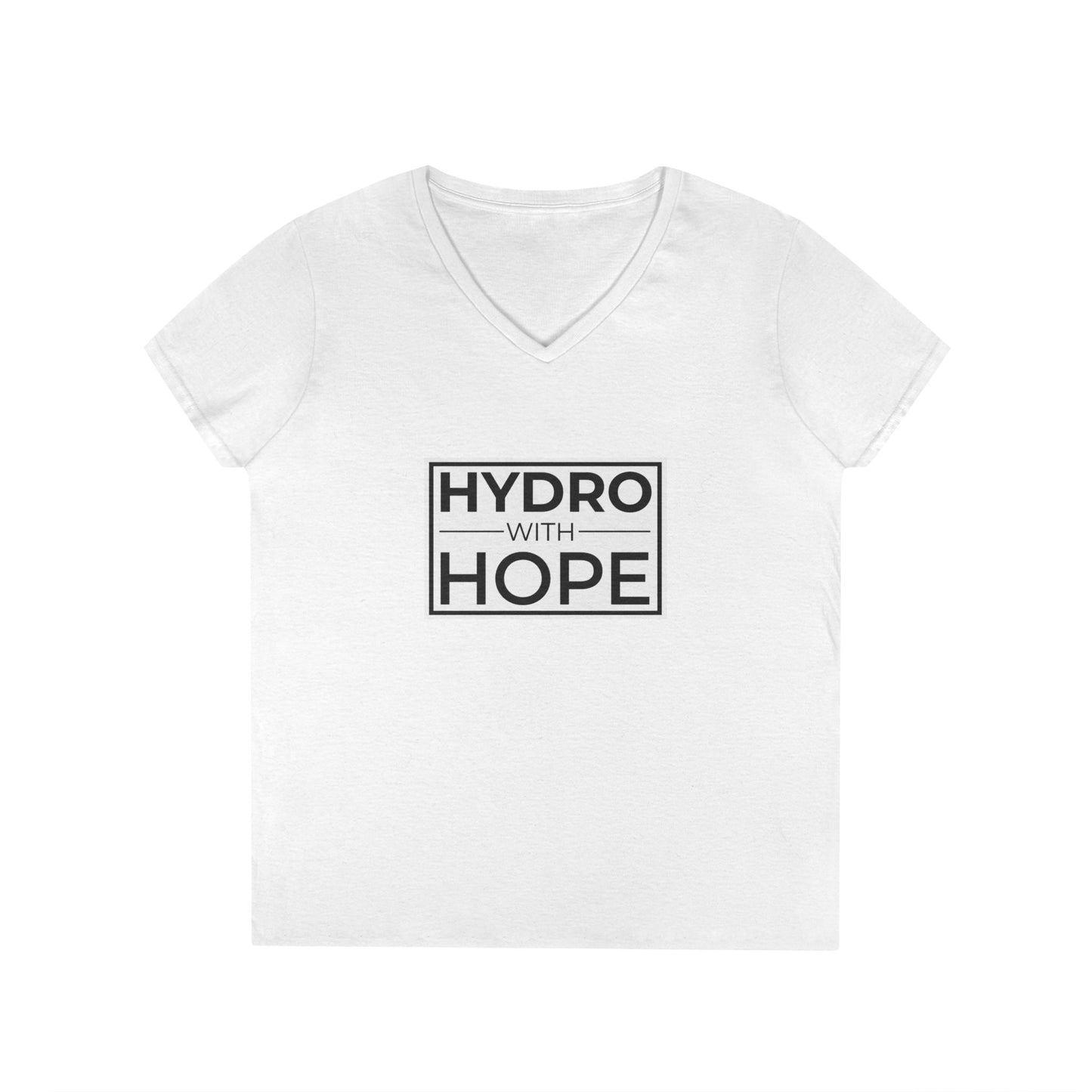 Hydro with Hope Ladies' V-Neck T-Shirt