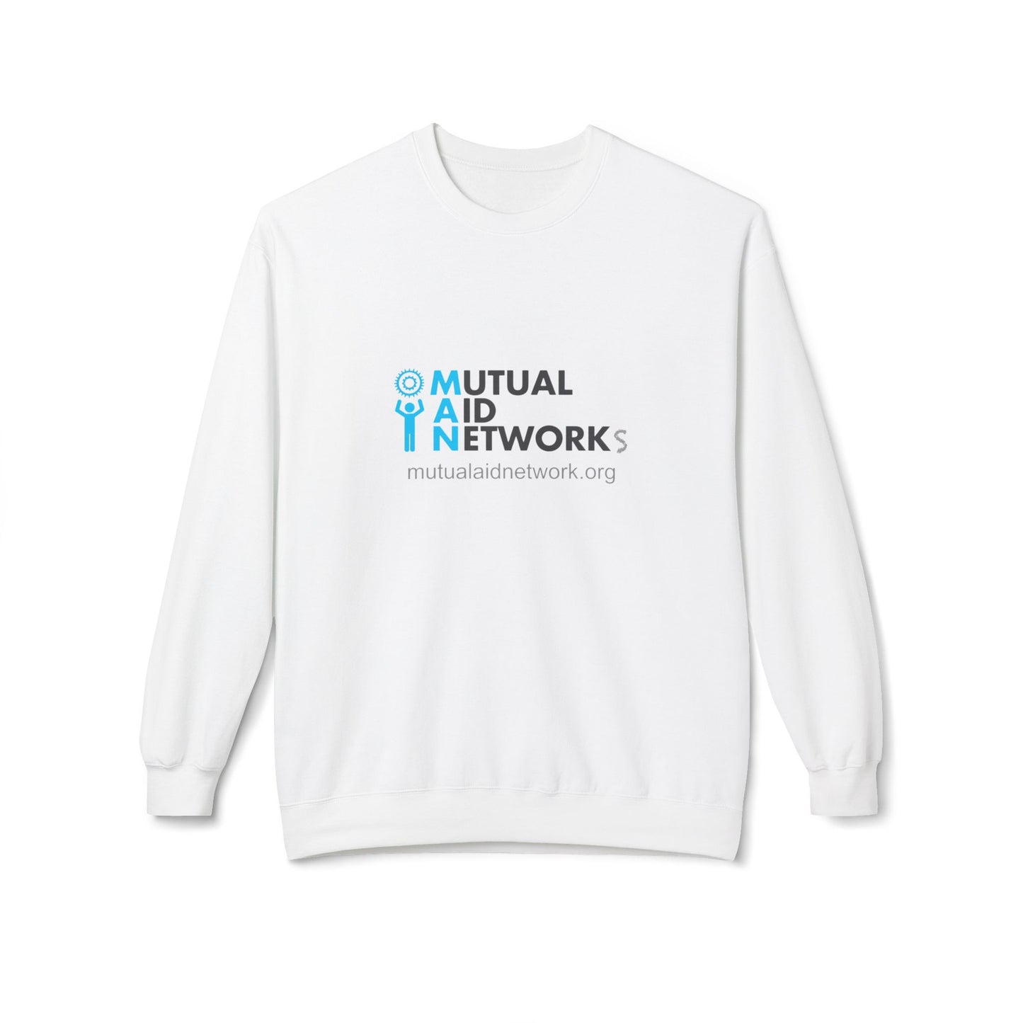 Mutual Aid Network Unisex Midweight Softstyle Fleece Crewneck Sweatshirt