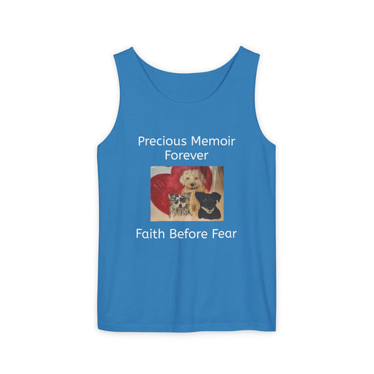 Precious Memoir Unisex Garment-Dyed Tank Top