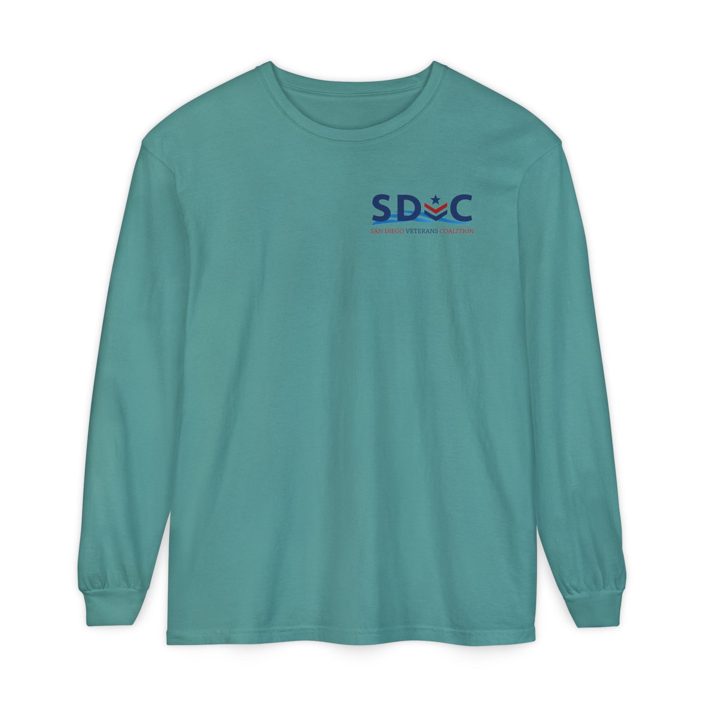 SDVC Unisex Garment-dyed Long Sleeve T-Shirt