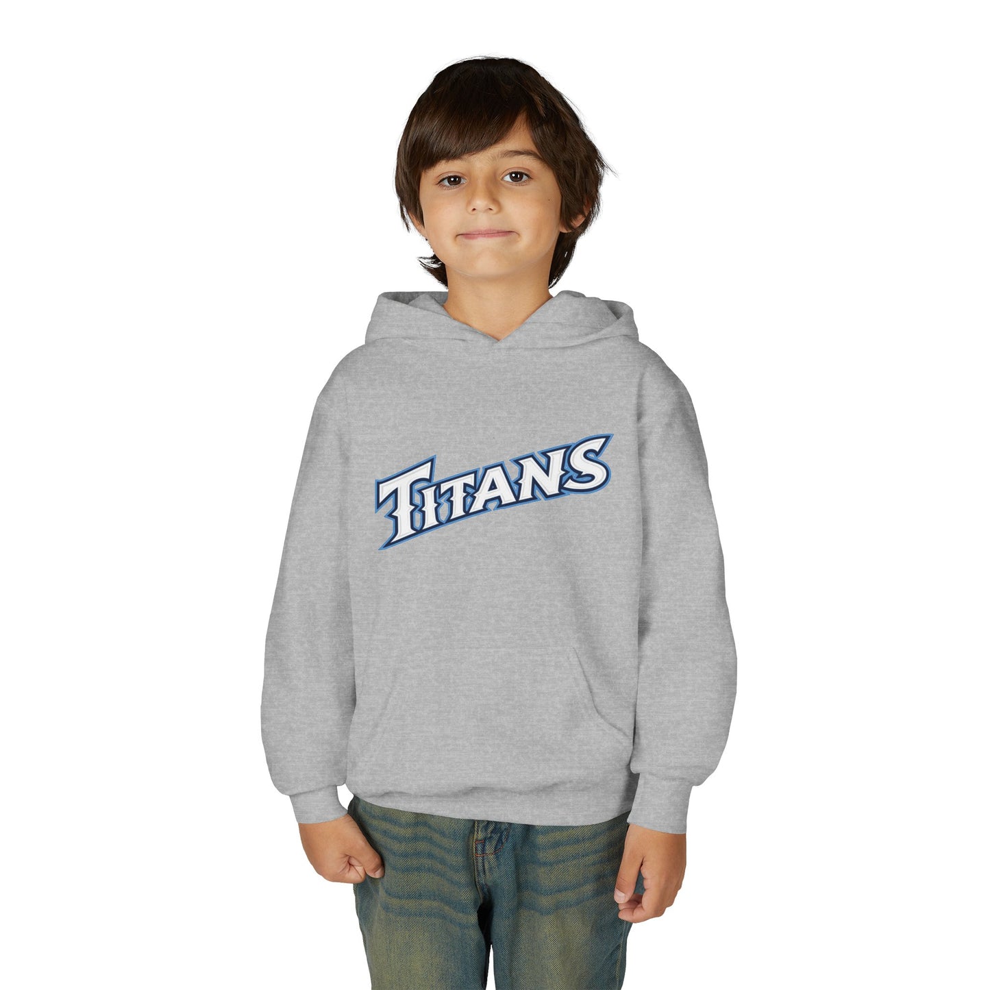 Titans Softball Youth Heavy Blend Hooded Sweatshirt