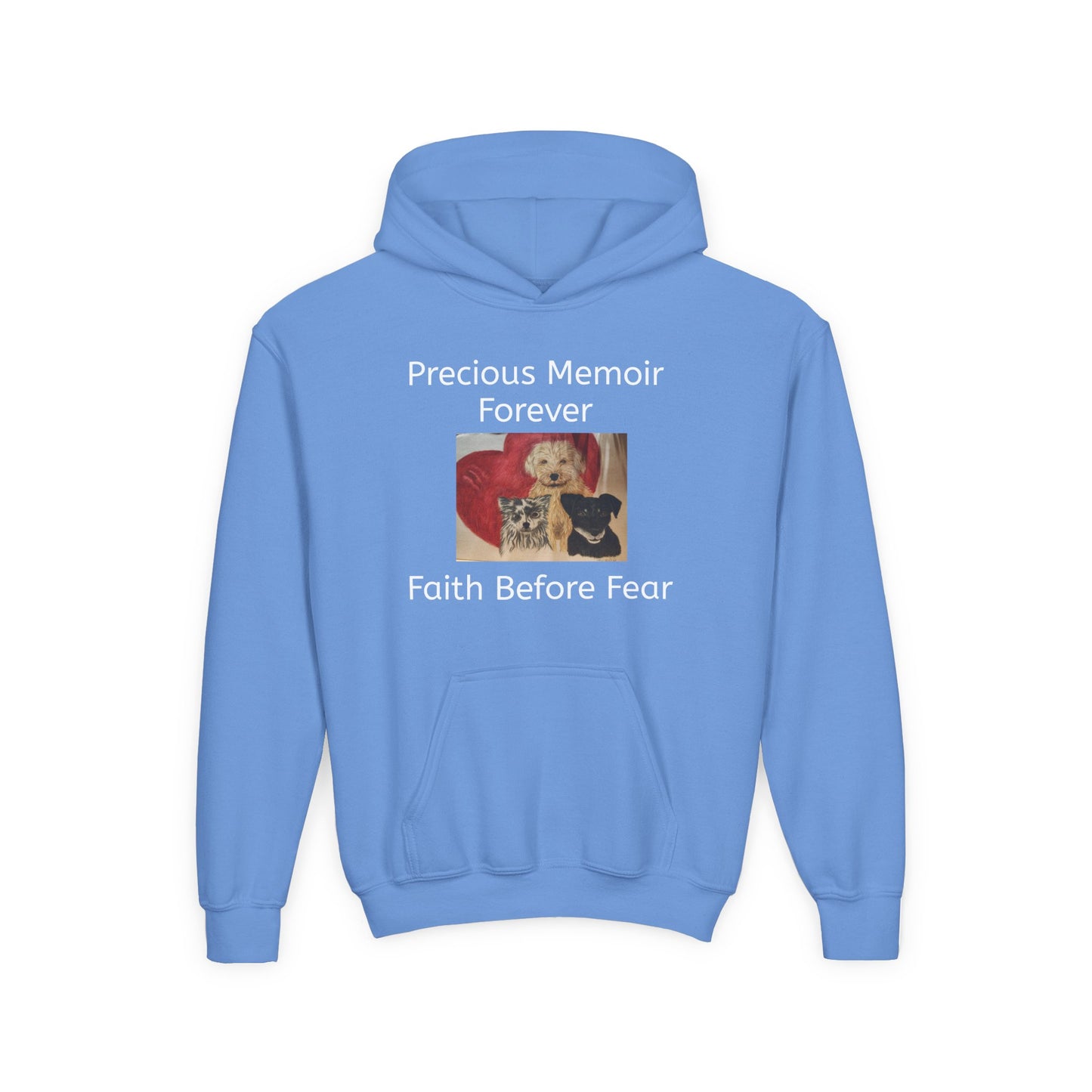 Precious Memoir Youth Heavy Blend Hooded Sweatshirt