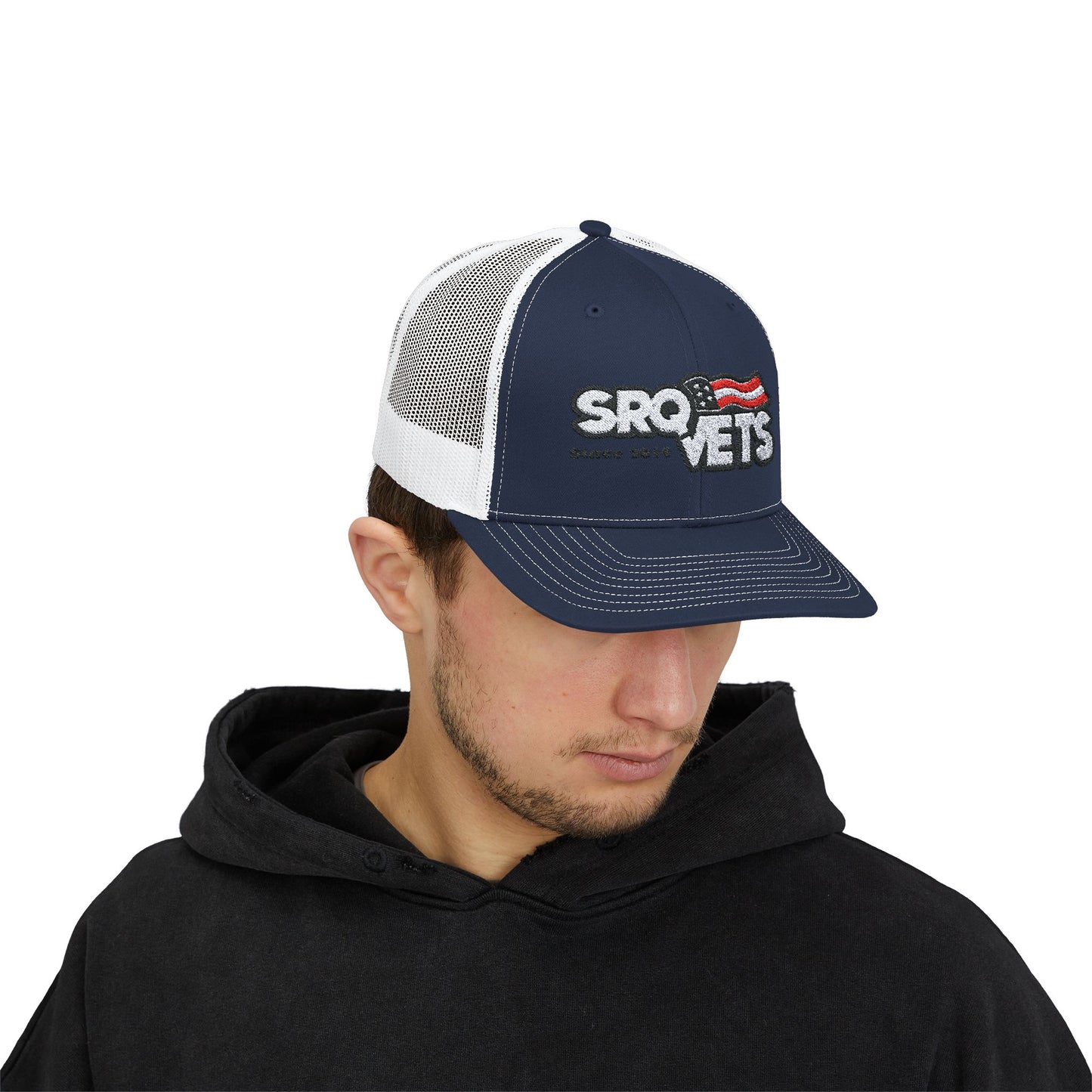 SRQVETS Snapback Trucker Cap