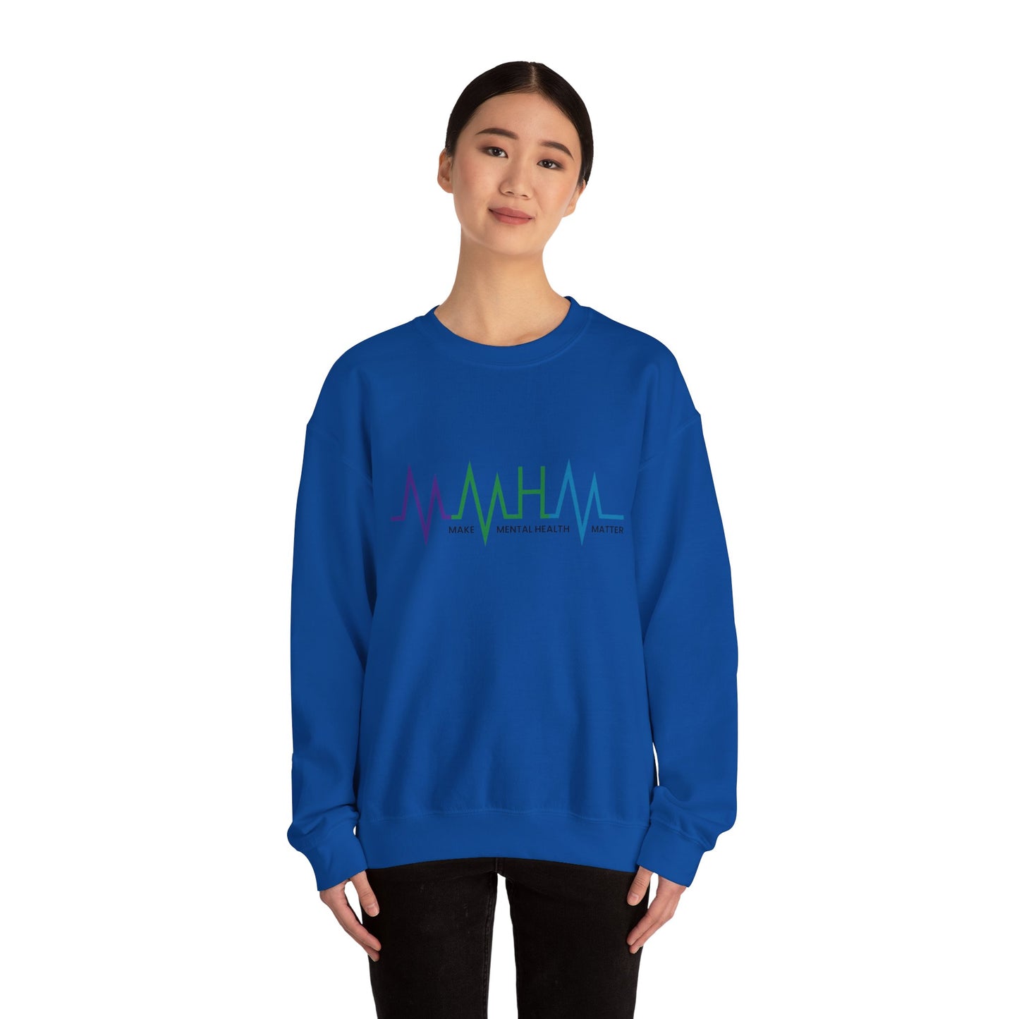 Make Mental Health Matter Unisex Heavy Blend™ Crewneck Sweatshirt