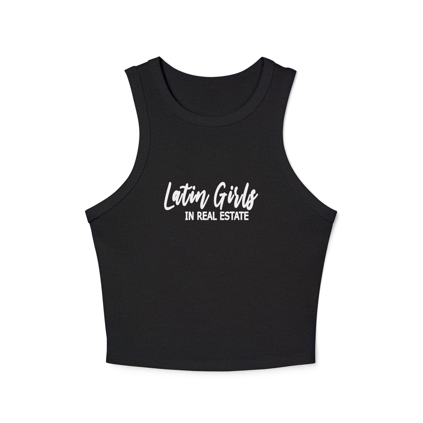 Latin Girls in Real Estate Women's Micro Rib Racer Tank Top