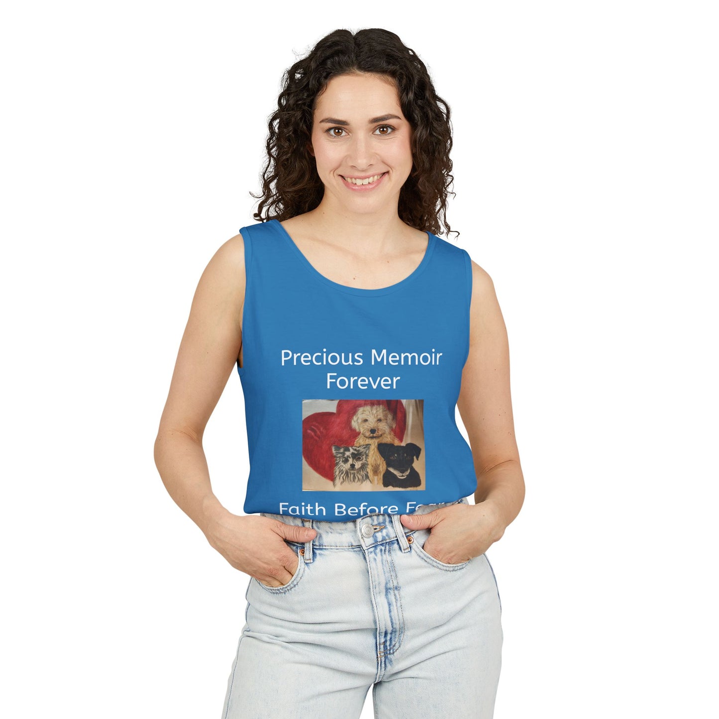 Precious Memoir Unisex Garment-Dyed Tank Top