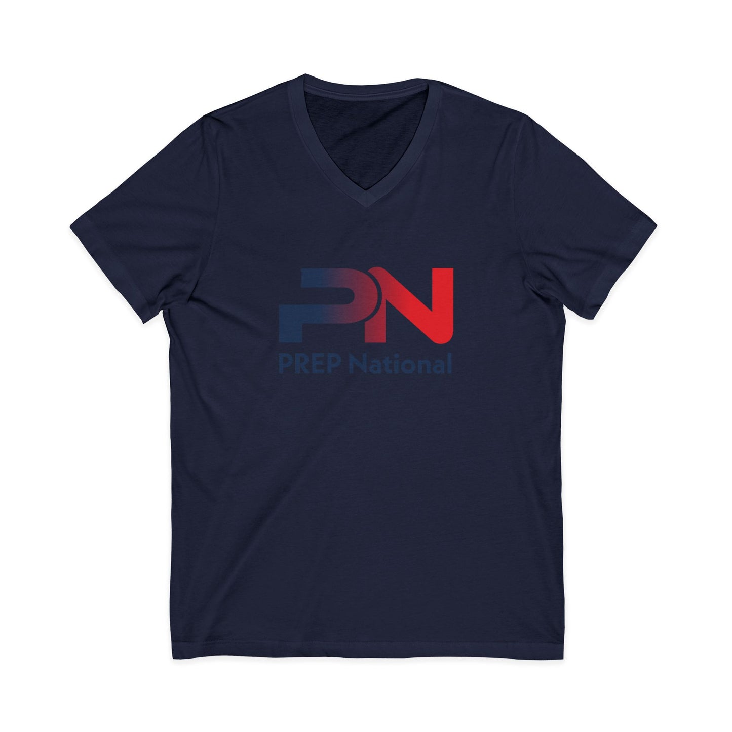 Prep National Unisex Jersey Short Sleeve V-Neck Tee
