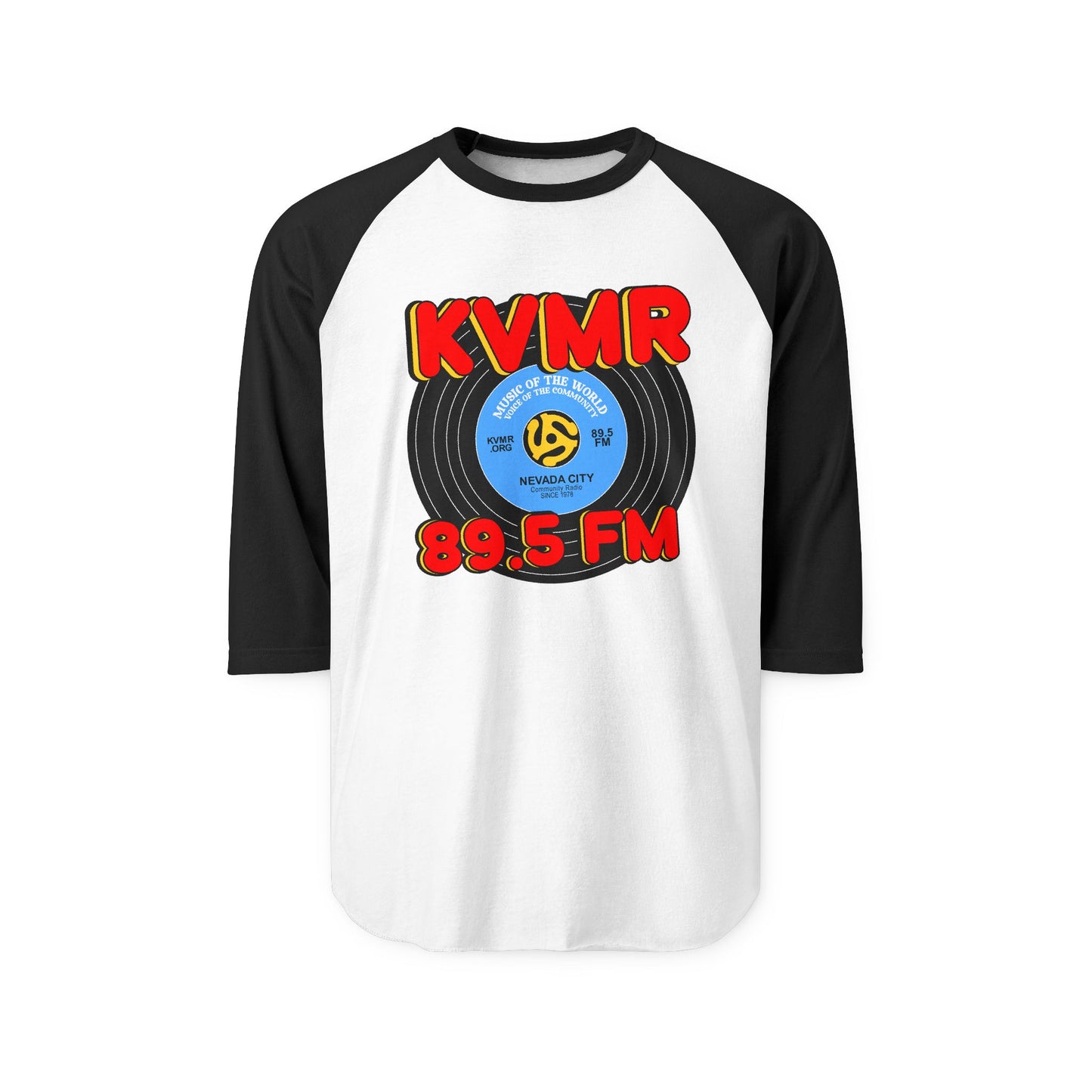KVMR Unisex Three-Quarter Sleeve Raglan Shirt