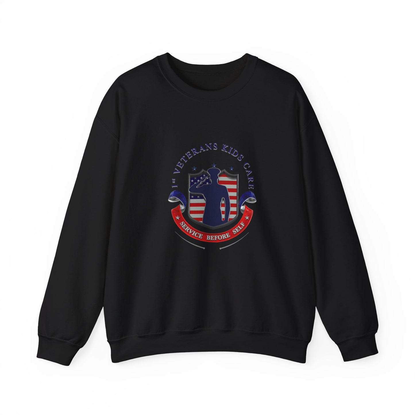 1st Veterans Kids Care Unisex Heavy Blend™ Crewneck Sweatshirt