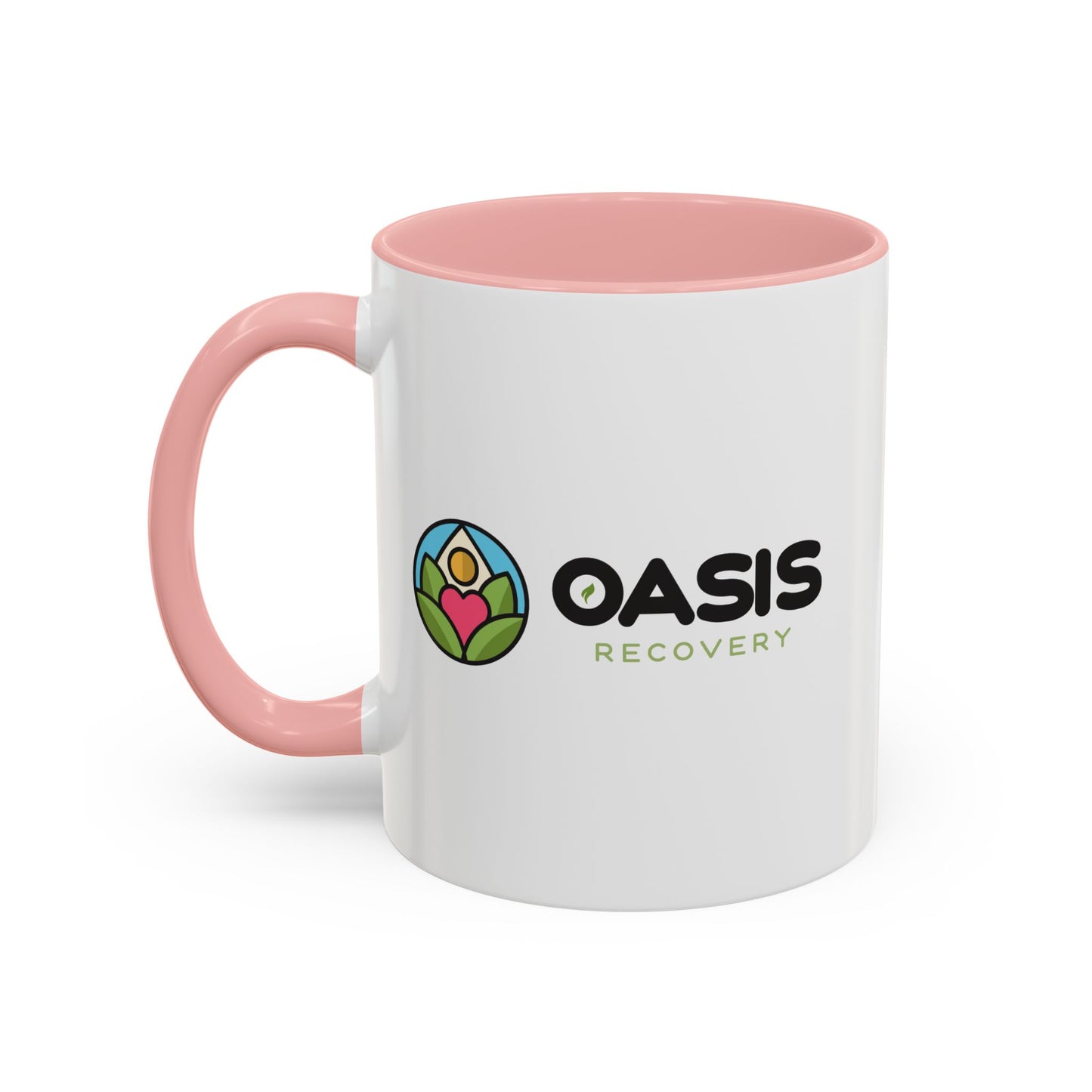 Oasis Recovery Center Accent Coffee Mug (11, 15oz)