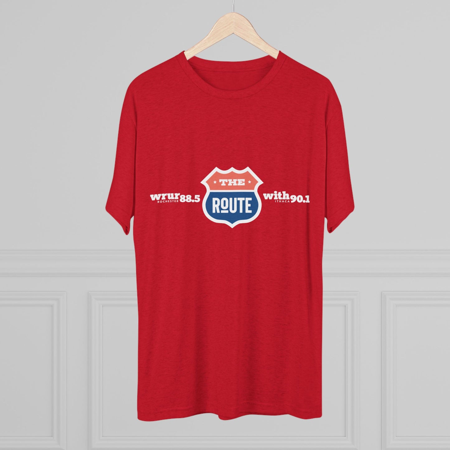 The Route Men's Tri-Blend Crew Tee
