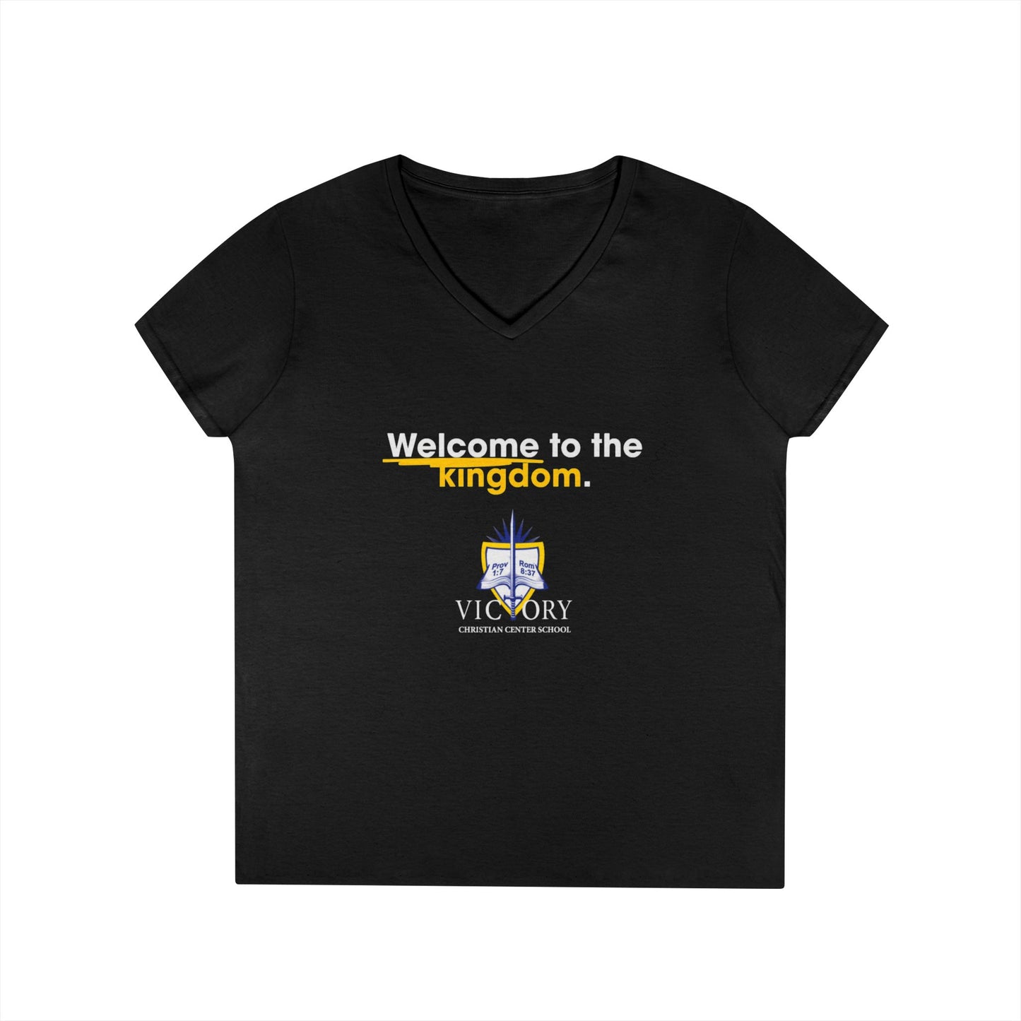 Victory Christian Center School Ladies' V-Neck T-Shirt