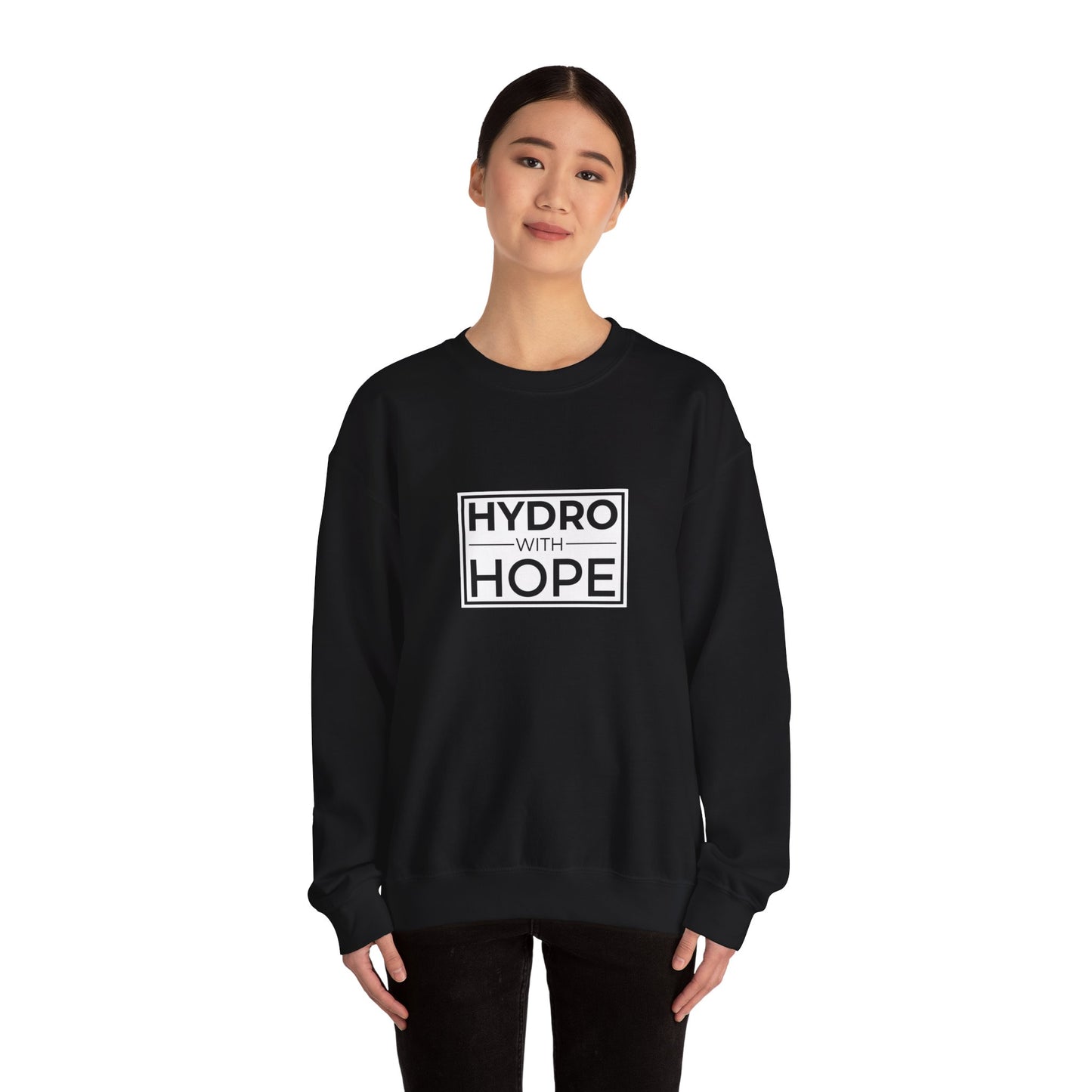 Hydro with Hope Unisex Heavy Blend™ Crewneck Sweatshirt