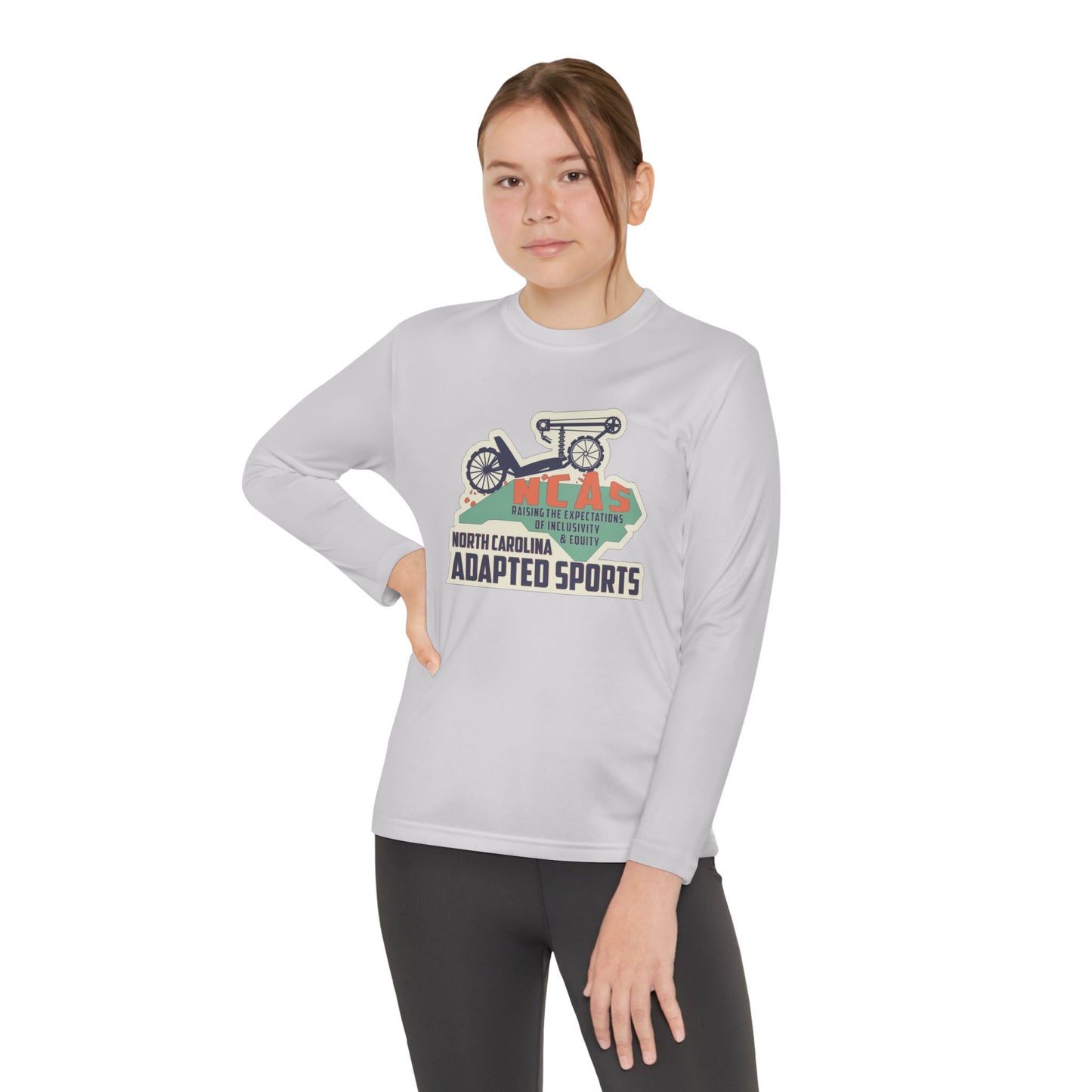NC Adapted Sports Youth Long Sleeve Competitor Tee
